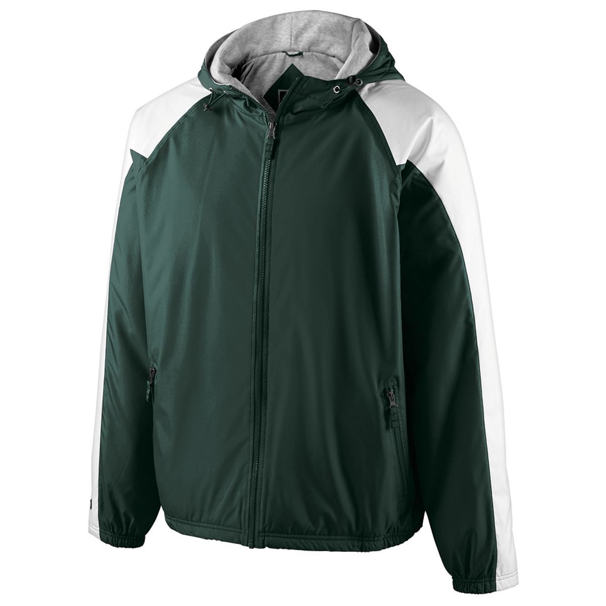 229111.438.XL Homefield Jacket, Dark Green & White - Extra Large