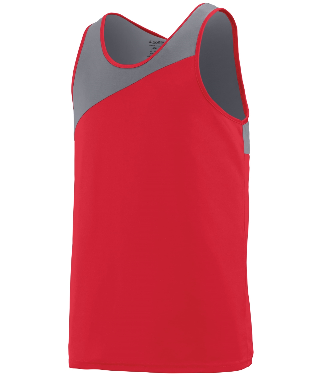 352.825.2XL Accelerate Jersey, Red & Graphite - 2XL