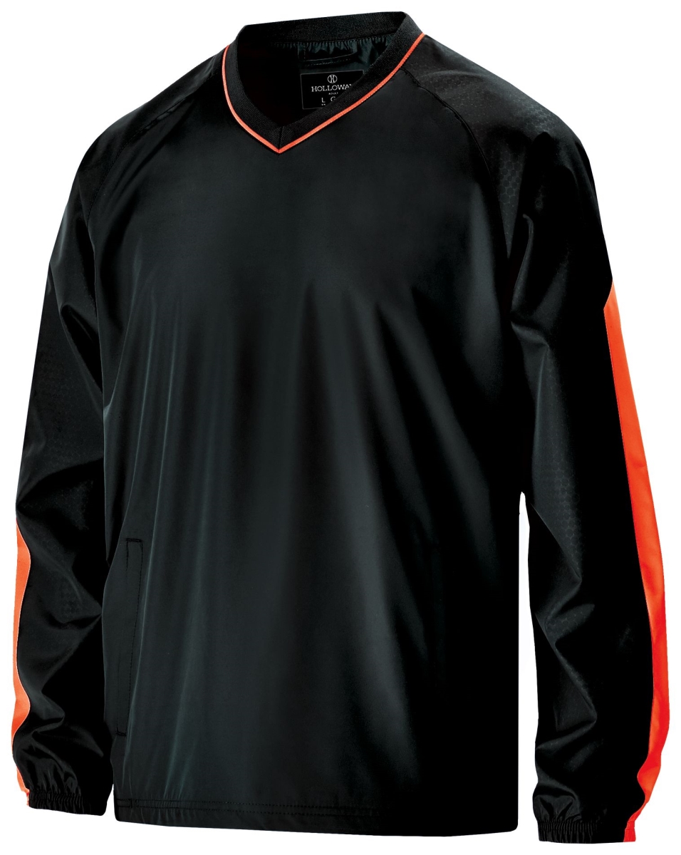 229019.423.3XL Bionic Windshirt, Black & Orange - 3XL