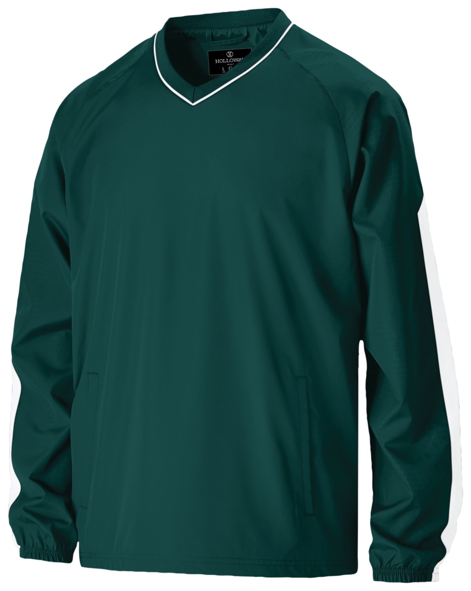229019.438.S Bionic Windshirt, Dark Green & White - Small