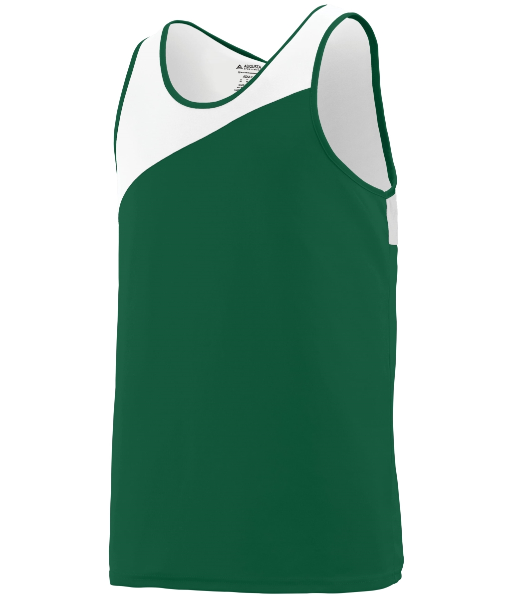352.438.L Accelerate Jersey, Dark Green & White - Large