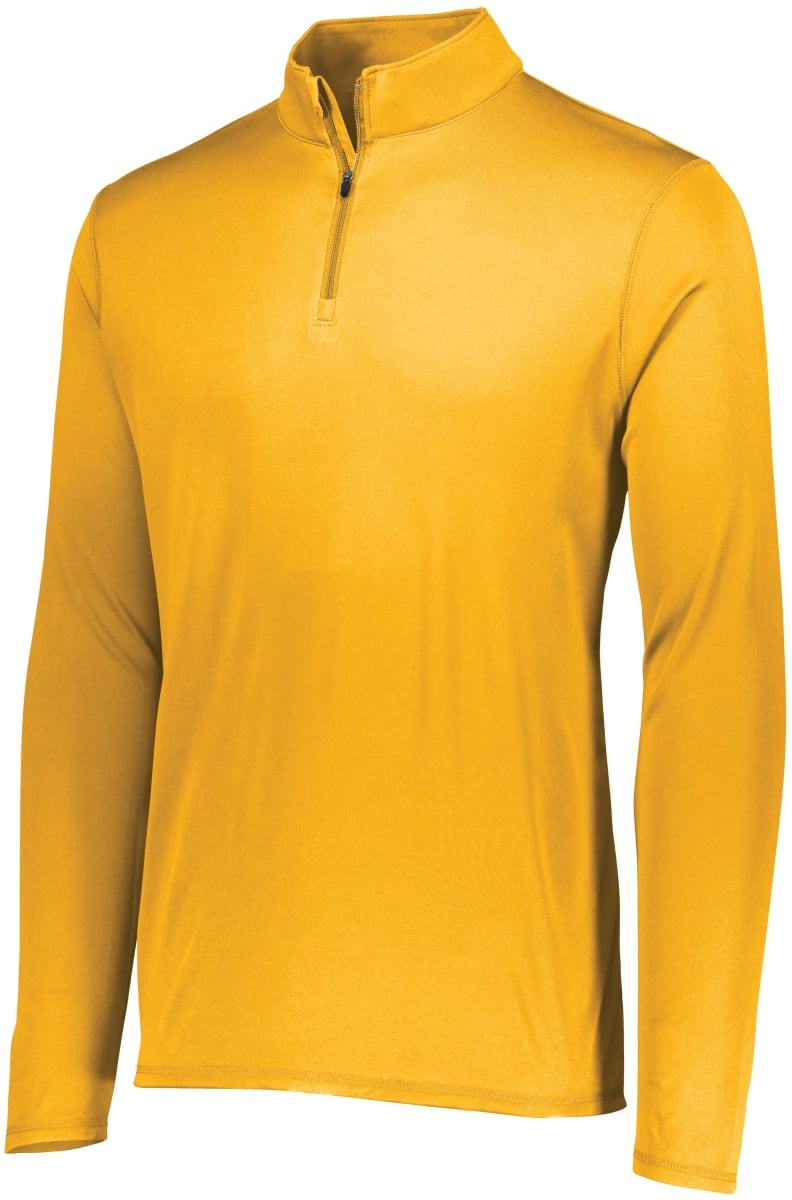 2785.025.M Attain Wicking 0.25 Zip Pullover, Gold - Medium