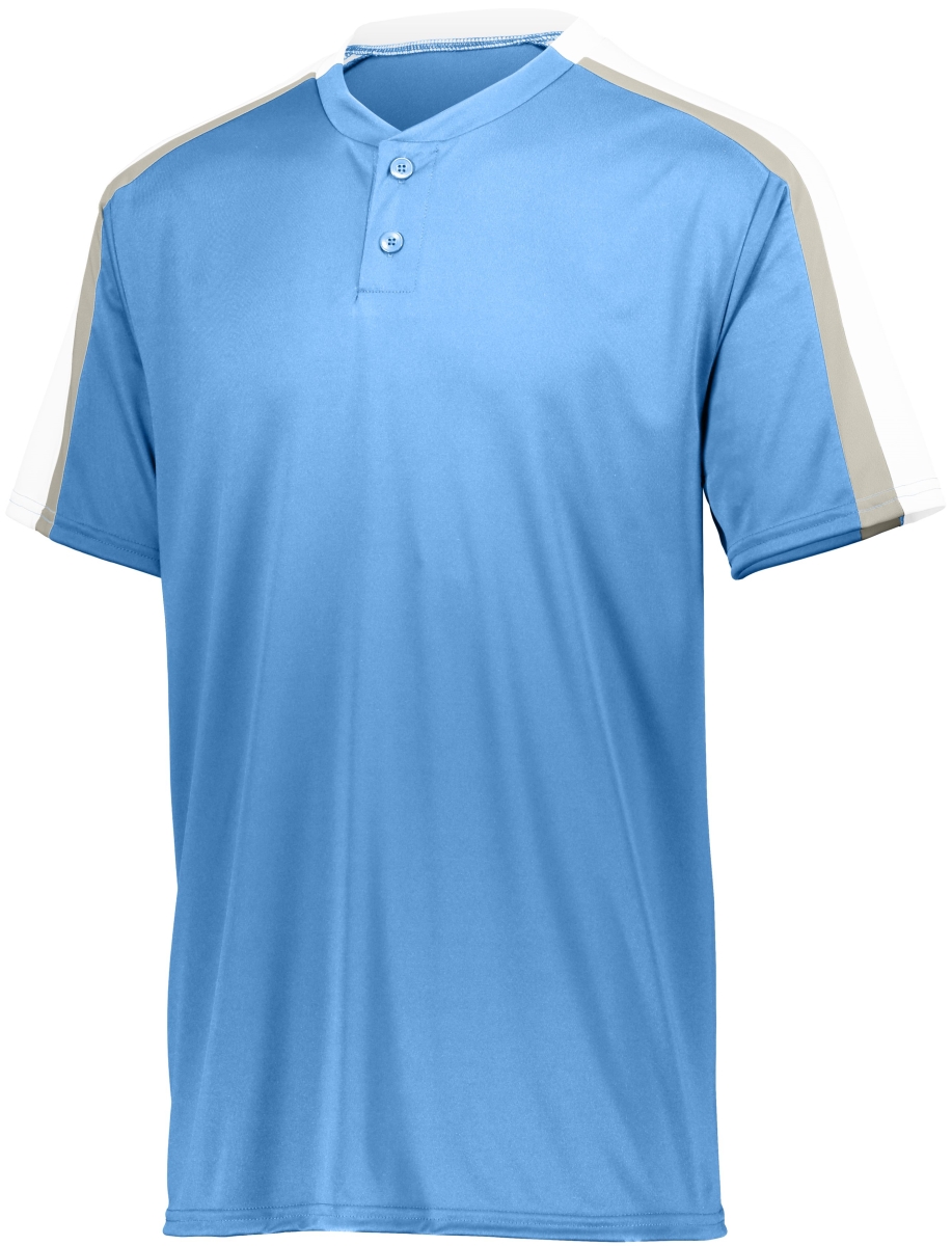 1557.690.M Power Plus 2.0 Jersey, Columbia Blue, White & Silver Grey - Medium