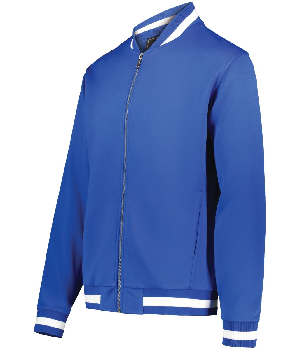 223547.280.2XL V-Street Full Zip Jacket, Royal & White - 2XL