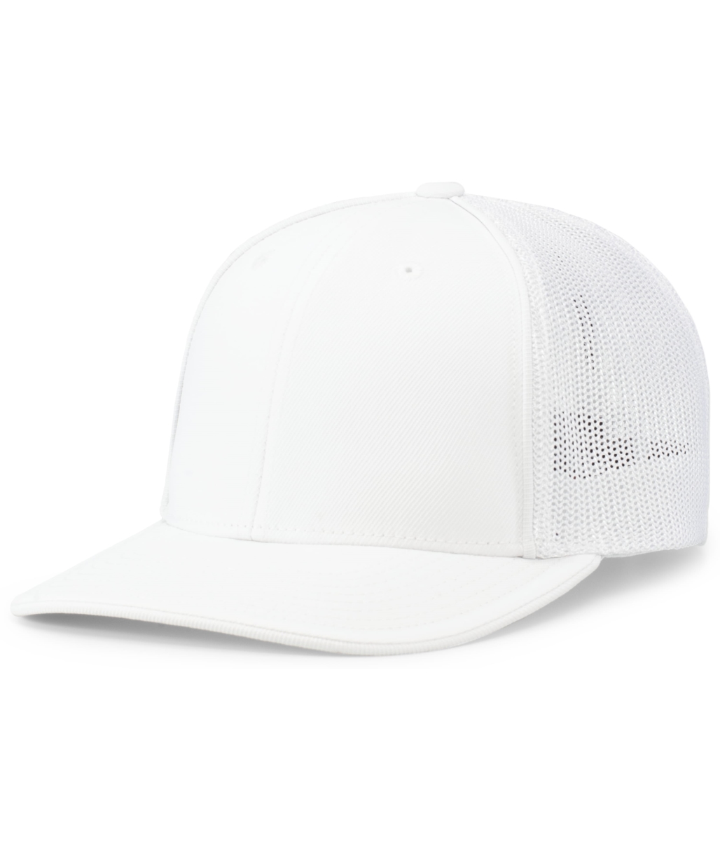 404F.005.XS Trucker Flexfit Cap, White - Extra Small
