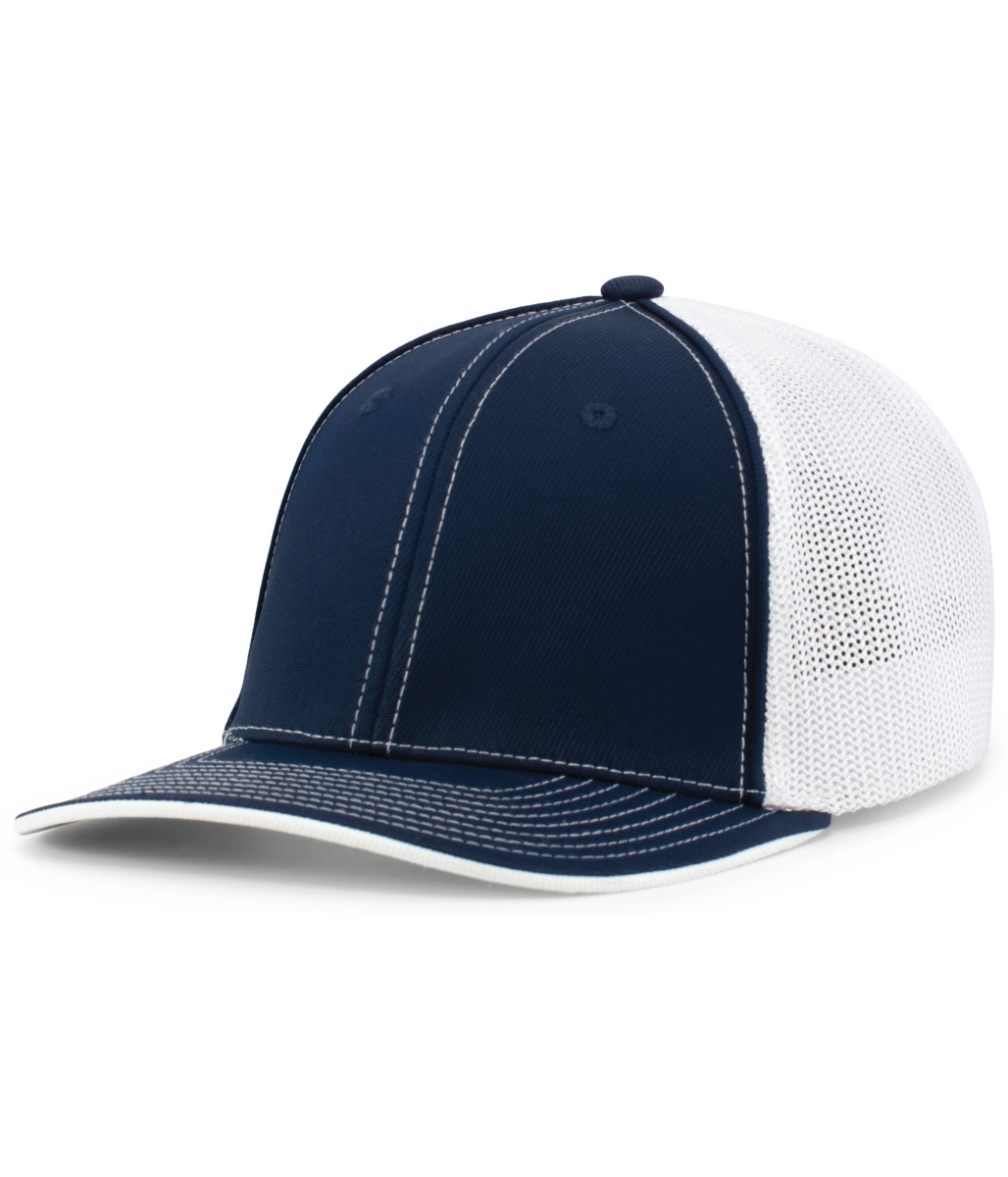 404F.301.S-M Trucker Flexfit Cap, Navy & White - Small & Medium