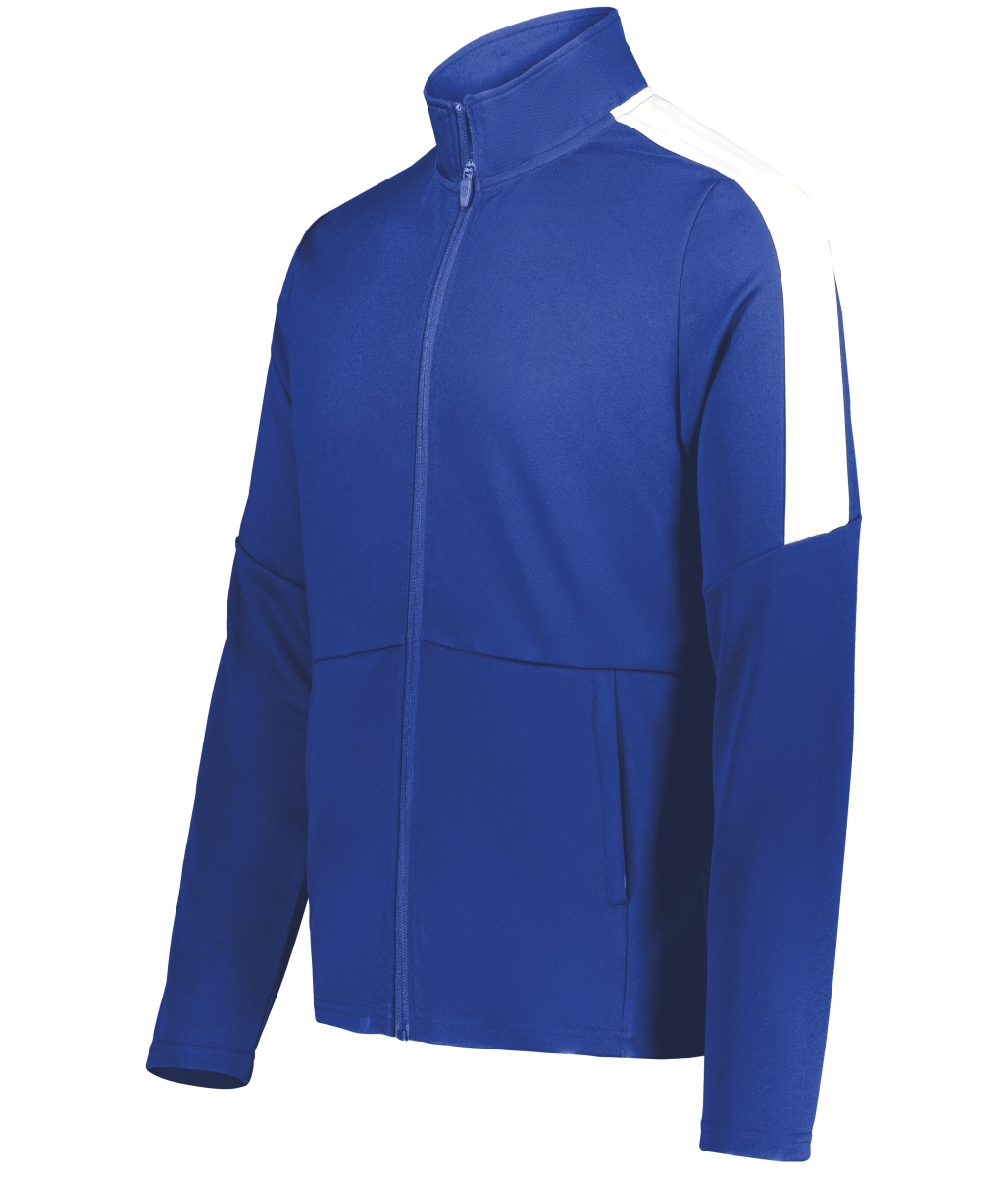 223630.280.M Youth Crosstown Jacket, Royal & White - Medium