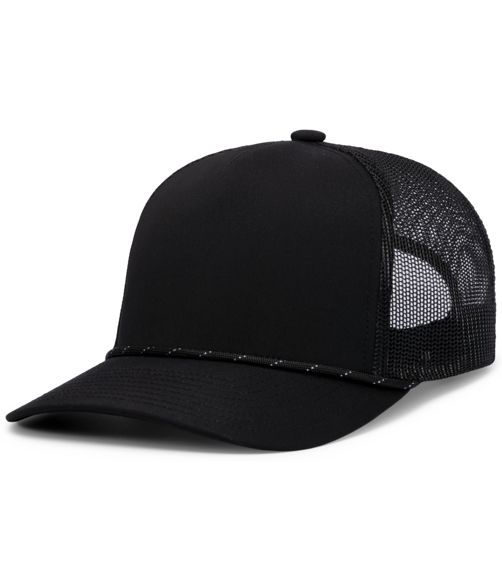 P423.529.OS Weekender Trucker Cap, Black & White - One Size