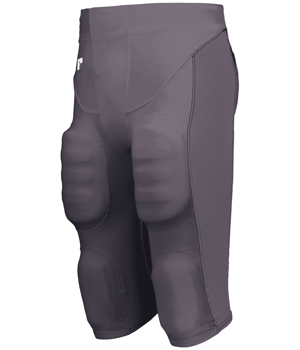 Picture of Russell R26XPW.SHL.XL Youth Beltless Football Pant&#44; Stealth - Extra Large