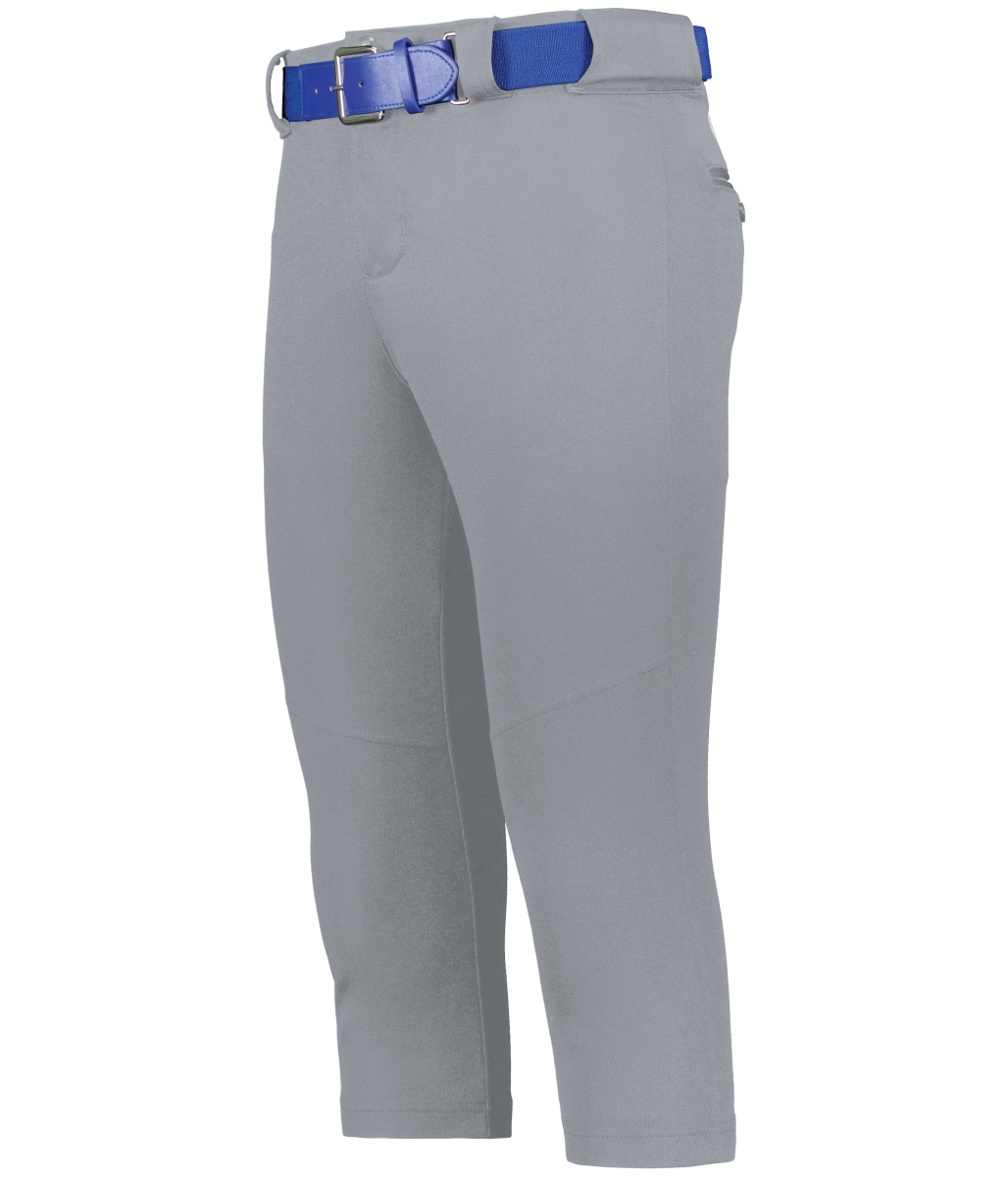 RS4DBG.BG7.S Girls on Deck Softball Knicker, Baseball Grey - Small