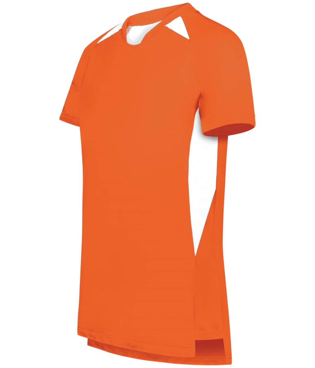 322992.320.XL Ladies Hawk Evolution Soccer Jersey, Orange & White - Extra Large