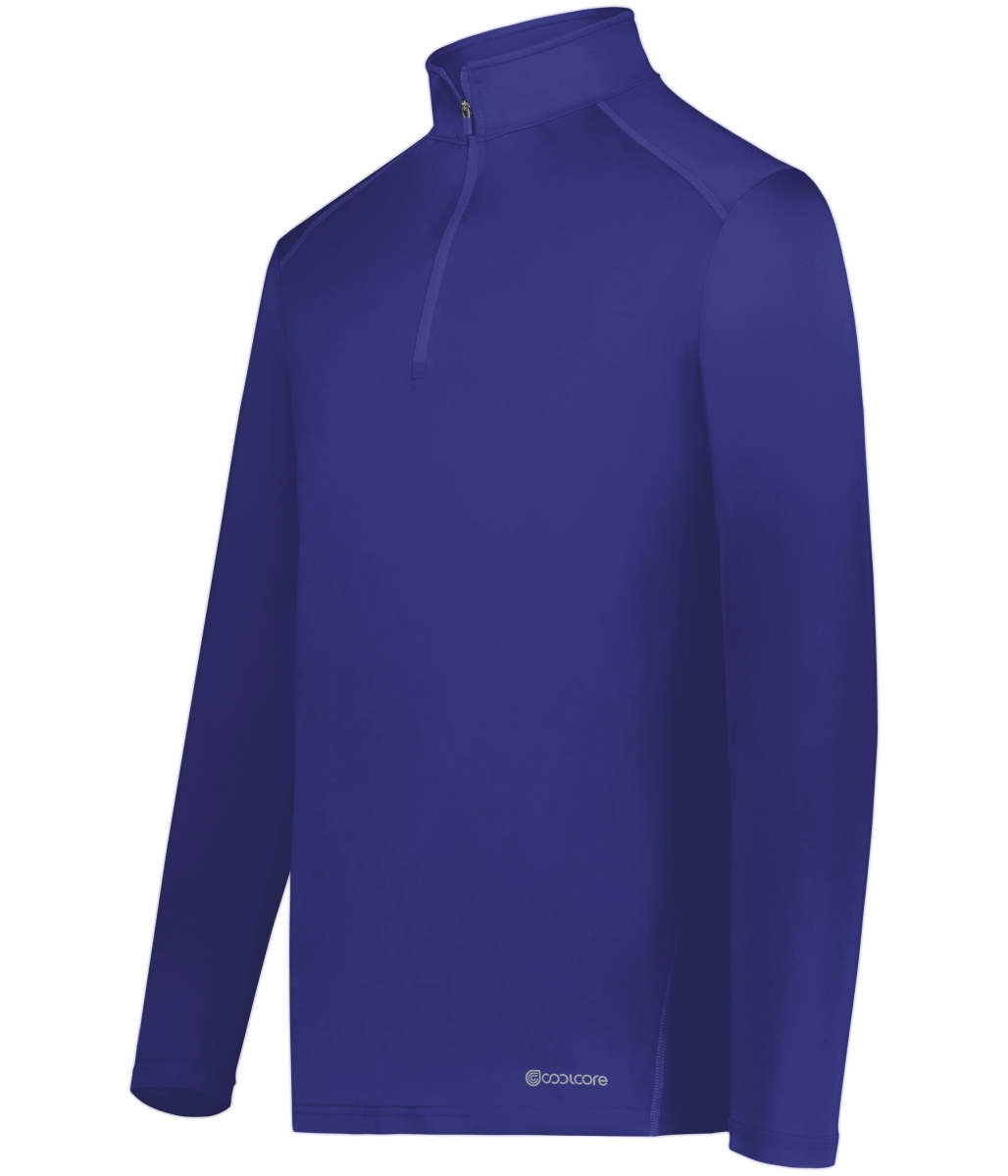 222140.747.2XL 0.25 Zip Pullover, Purple - 2XL
