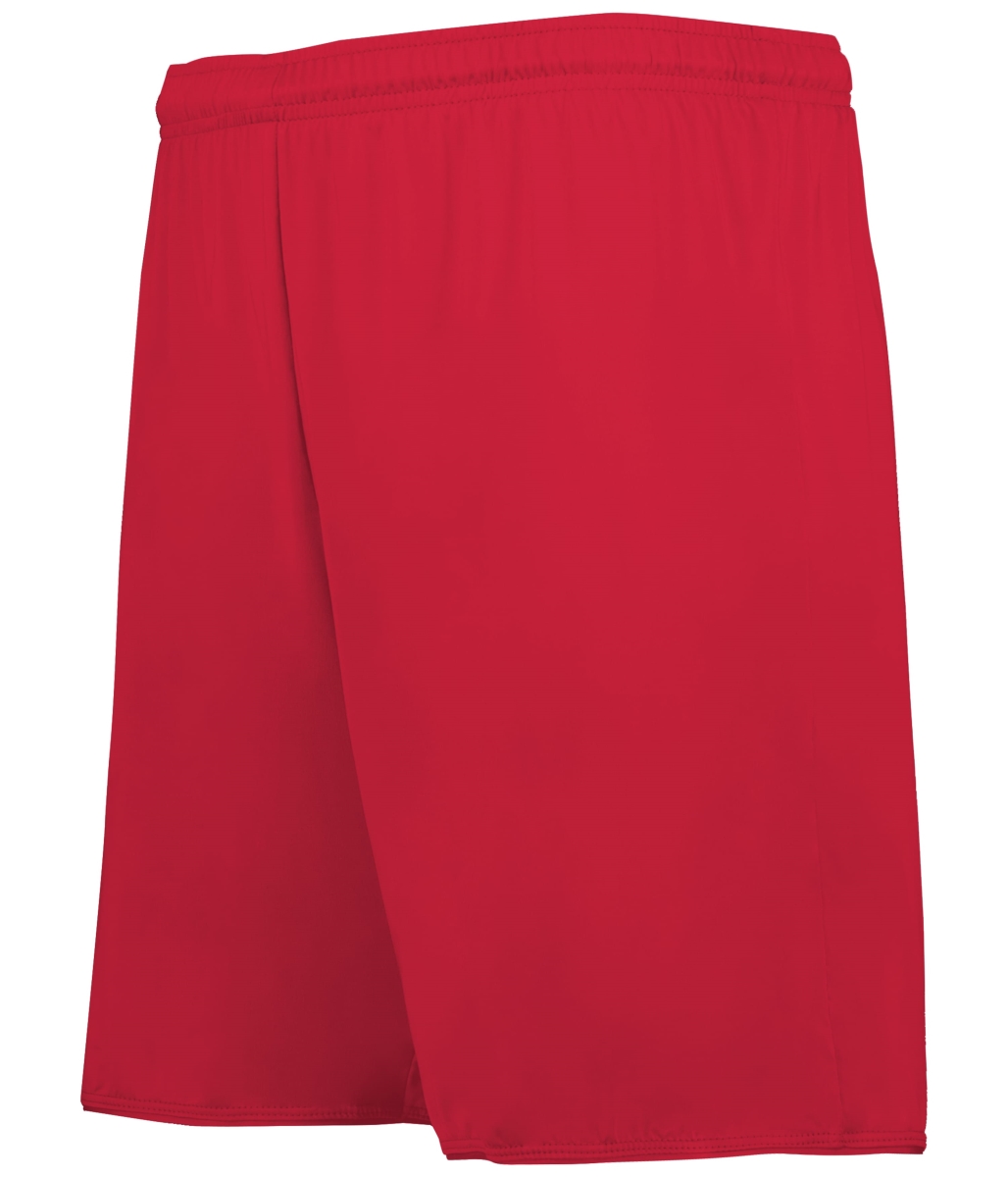 325460.083.M Play90 Soccer Shorts, Scarlet - Medium