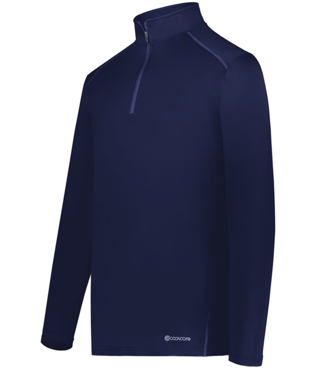 222140.065.XL 0.25 Zip Pullover, Navy - Extra Large