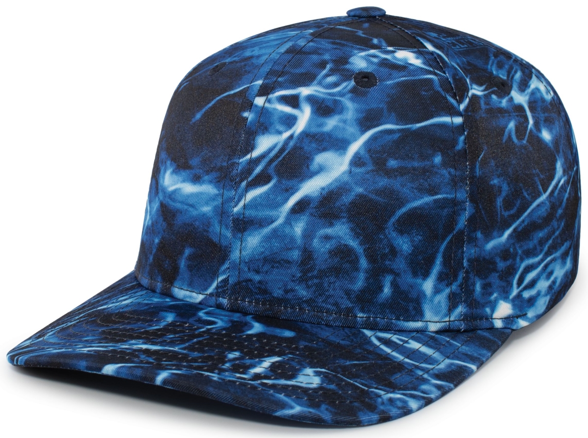 P680.41T.OS Mossy Oak Guide Cap, Elements Agua Marlin - One Size