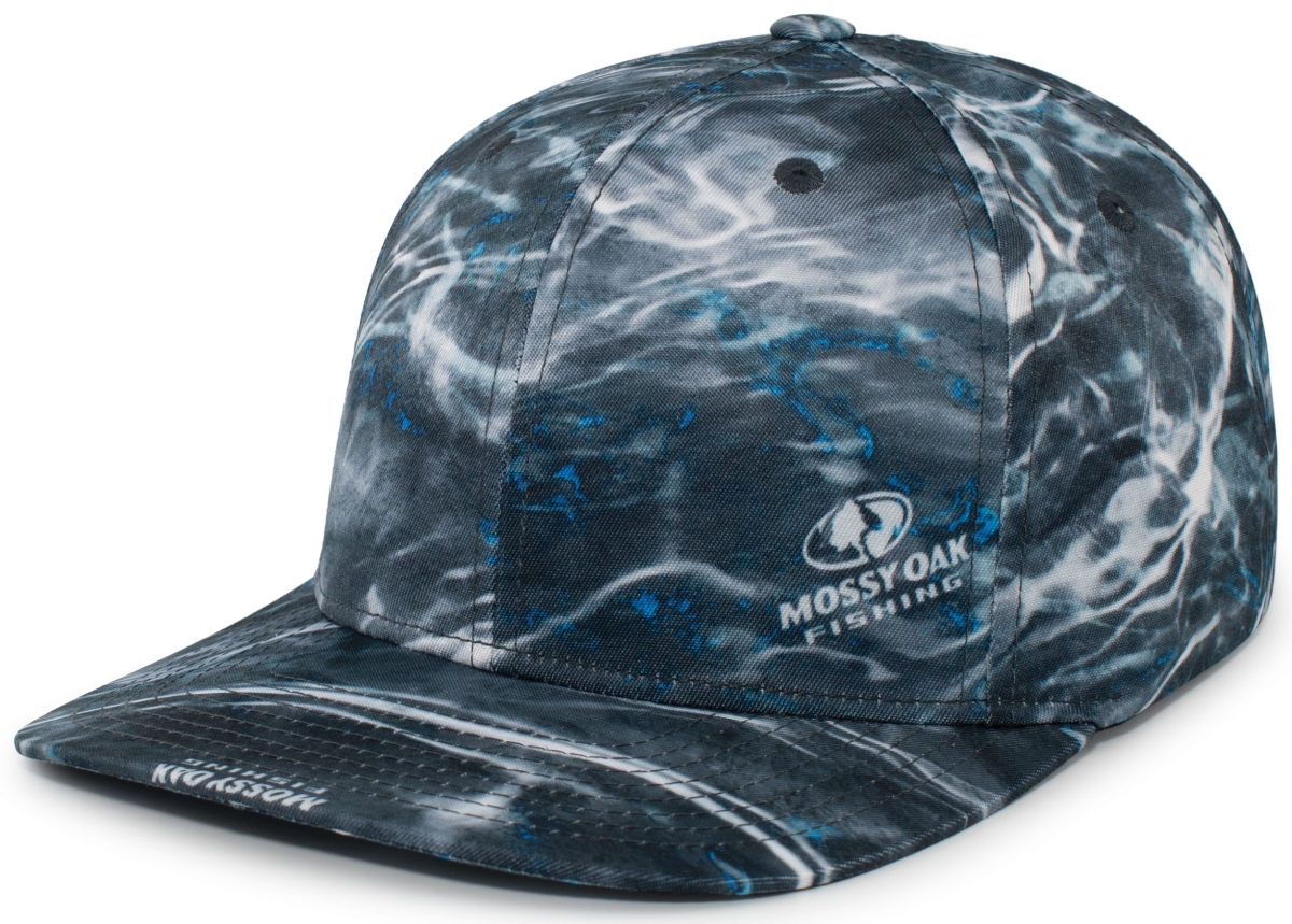 P680.86T.OS Mossy Oak Guide Cap, Elements Agua Blackfin - One Size