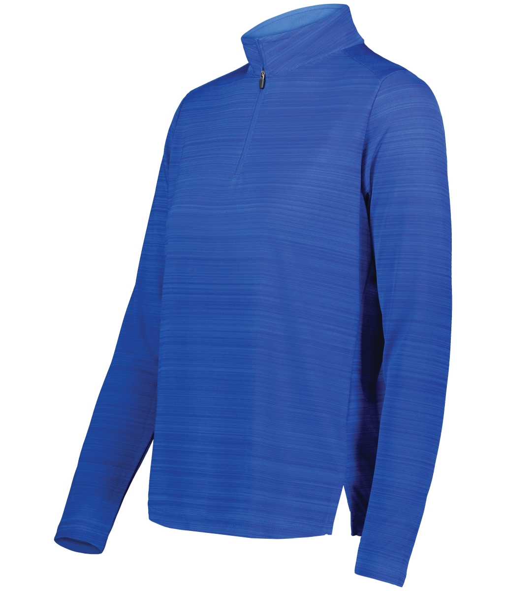 7012.060.2XL Ladies Pursuit 0.25 Zip Pullover, Royal - 2XL