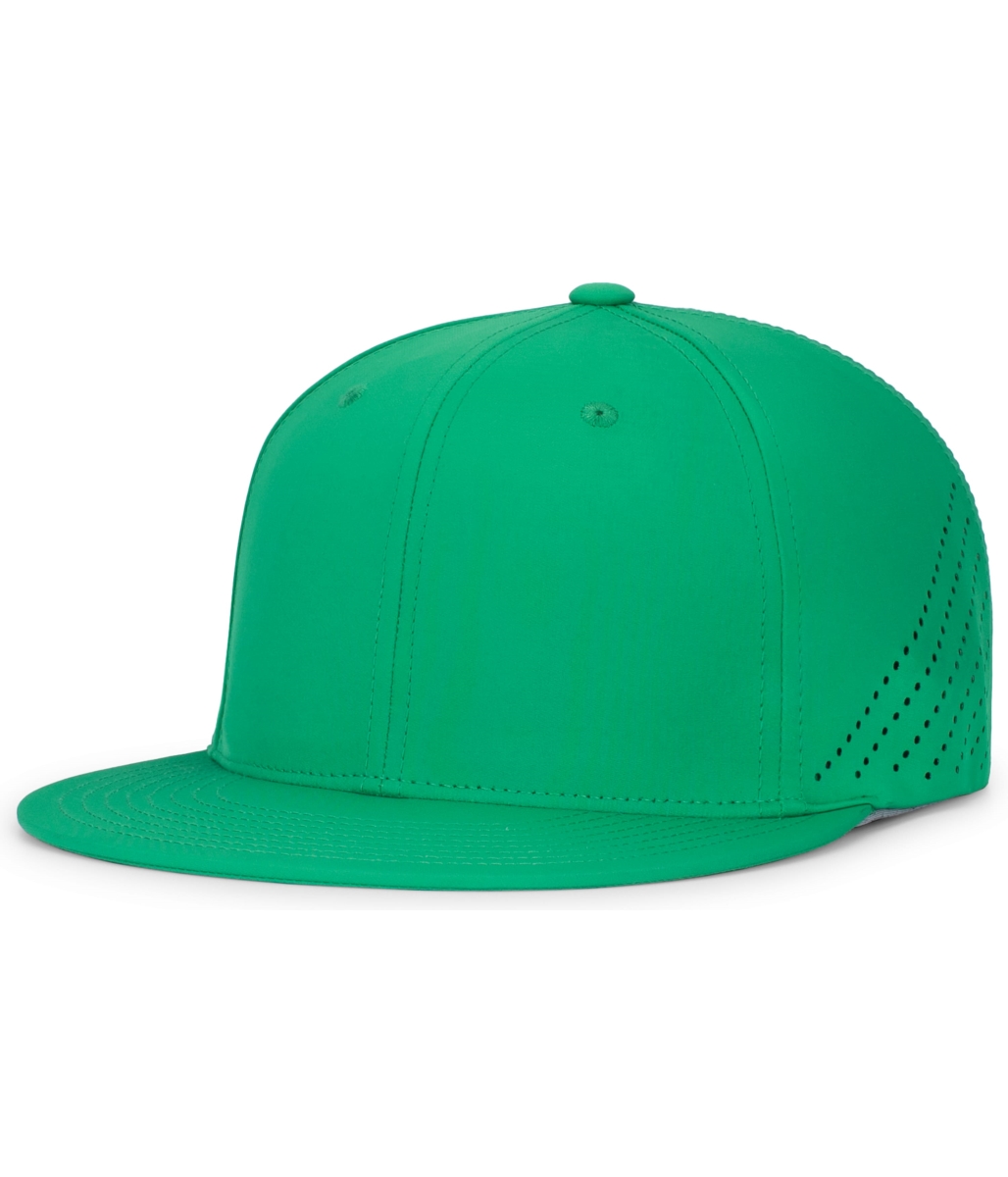 ES471.030.XS Premium Lightweight Perforated PacFlex Cap, Kelly - Extra Small