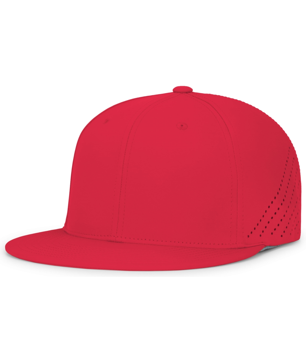 ES471.040.XS Premium Lightweight Perforated PacFlex Cap, Red - Extra Small