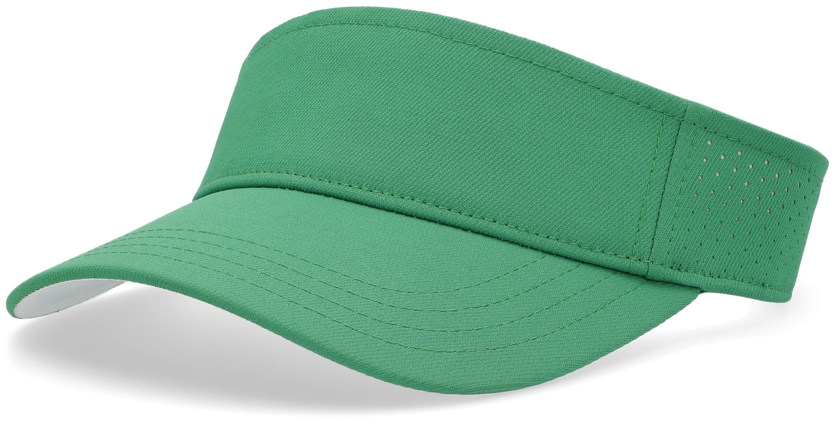 P500.340.OS Perforated Visor Cap, Kelly & White - One Size