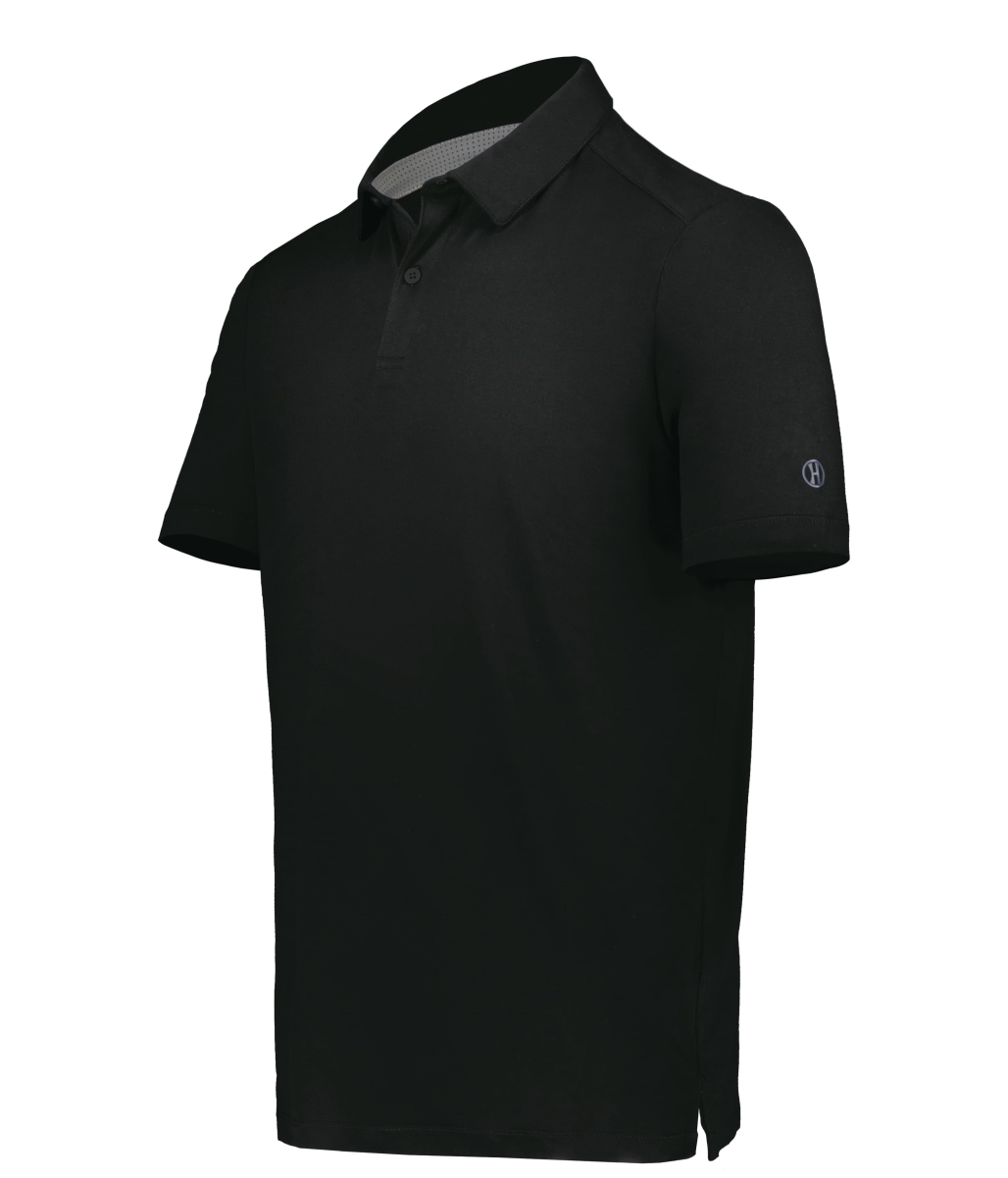223554.080.M Ventura Polo T-Shirt, Black - Medium