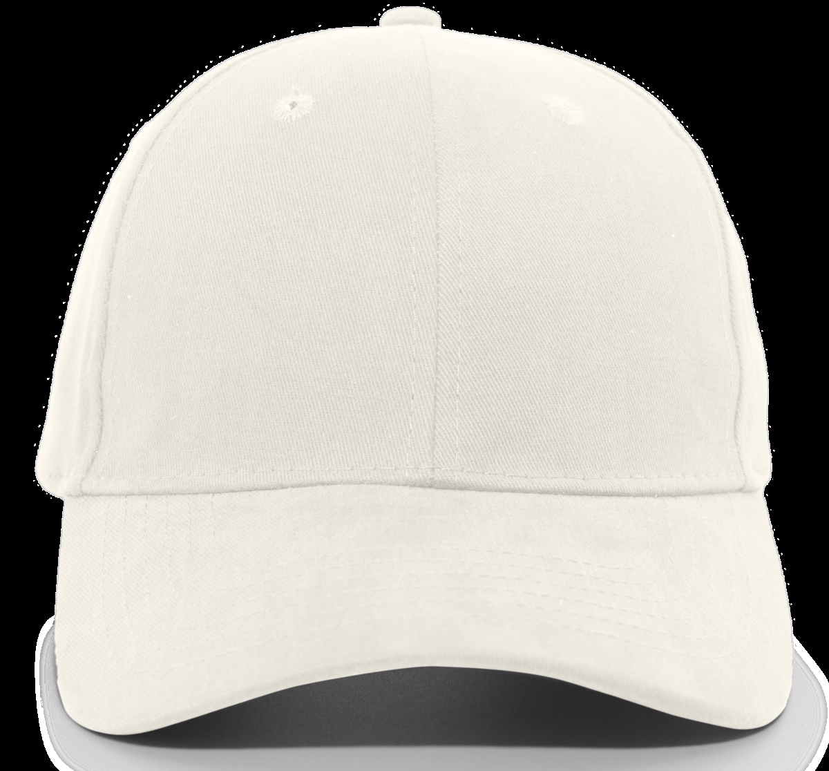 101C.010.OS Brushed Cotton Twill Hook & Loop Adjustable Cap 2, Khaki - One Size