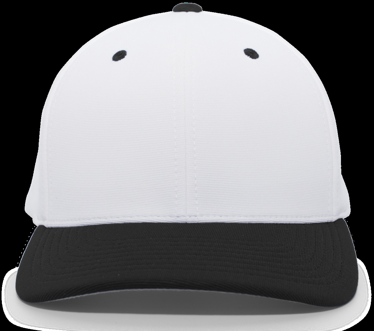 498F.226.L-XL M2 Performance Flexfit Cap, White & Black - Large & Extra Large