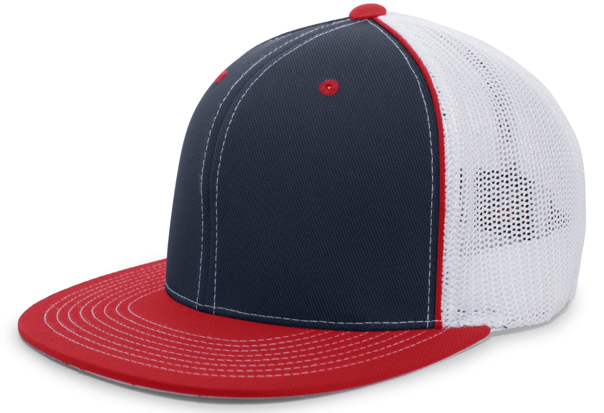 4D5.080.S-M D-Series Trucker Flexfit Cap, Black - Small & Medium
