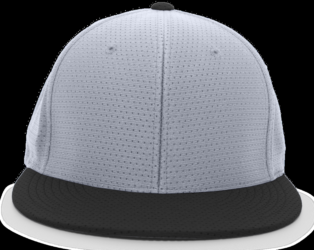 ES818.098.L-XL Performance Air Jersey Flexfit Cap, Silver & Black - Large & Extra Large