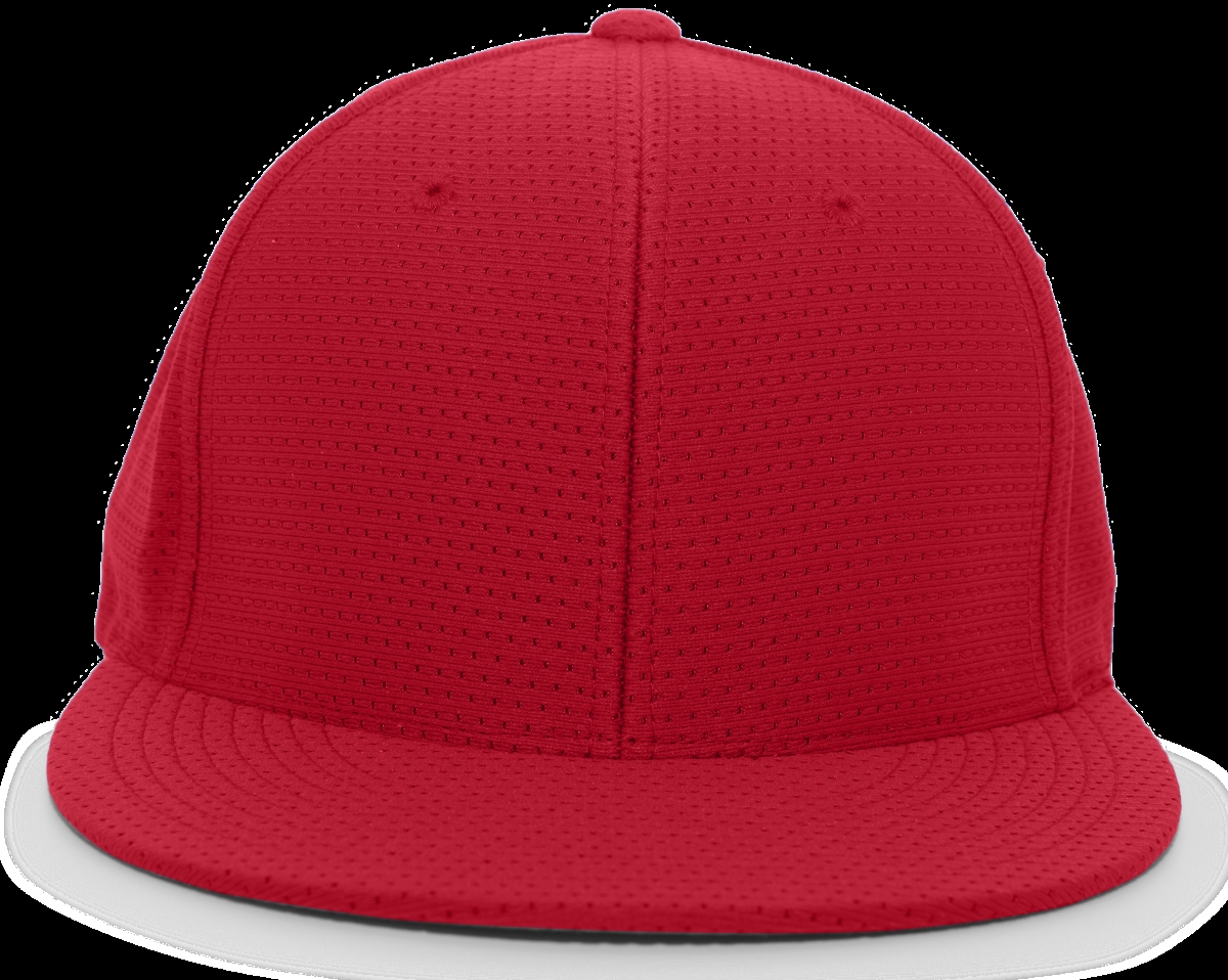 ES818.040.S-M Performance Air Jersey Flexfit Cap, Red - Small & Medium