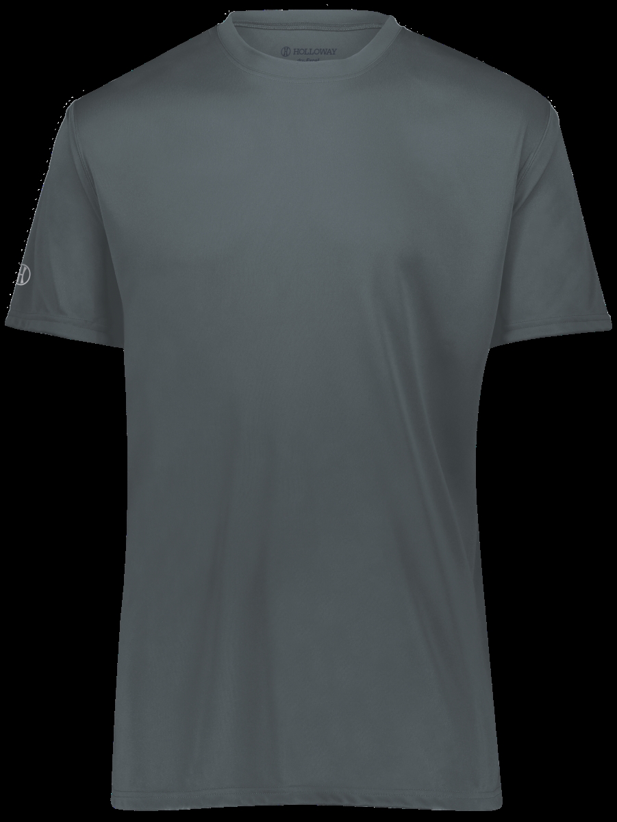 222818.059.6XL Adult Momentum T-Shirt, Graphite - 6XL