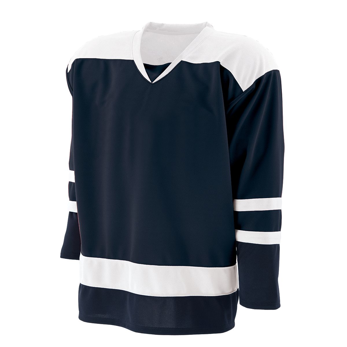 Picture of Holloway 226600.301.2XL Adult Faceoff Goalie Jersey&#44; Navy & White - 2XL