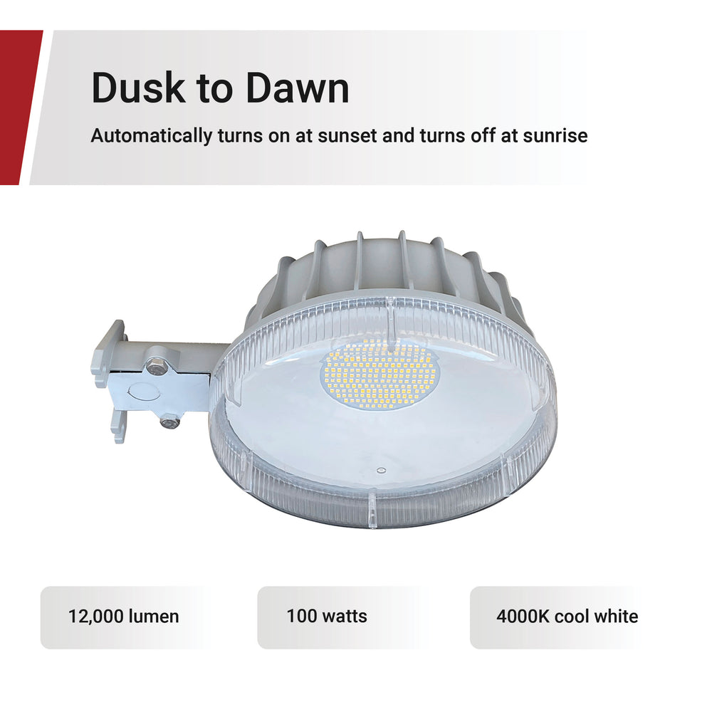 TX-BL12000D 12, 000 Lumen LED Dusk to Dawn Barn Area Light - 100W
