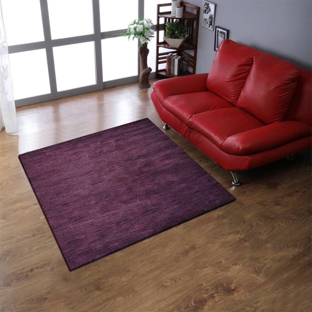 Picture of Get My Rugs UBSL00111L0025C3 6 x 6 ft. Hand Knotted Loom Square Area Rug&#44; Purple