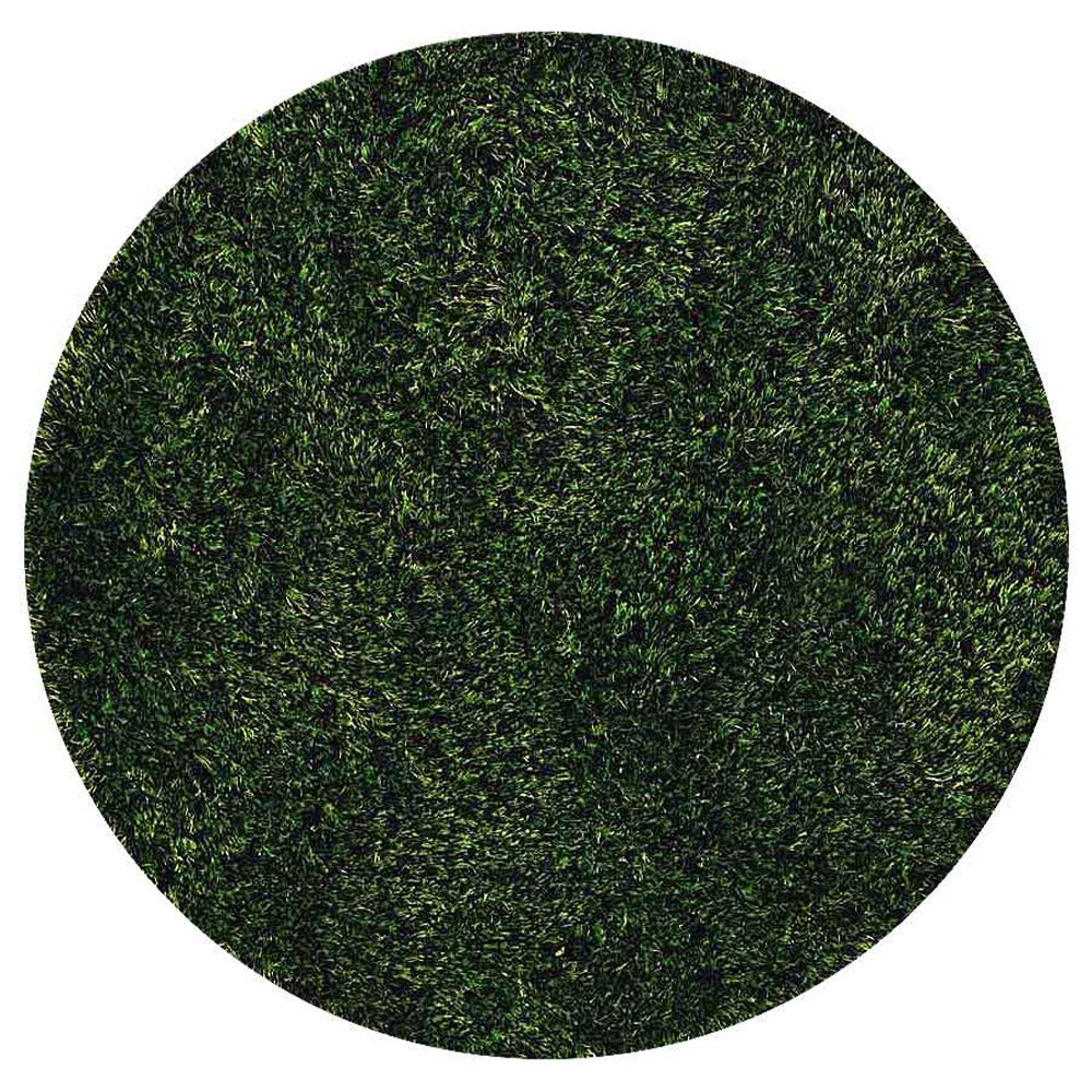 Picture of Get My Rugs UBSK00108T0013B3 6 x 6 ft. Hand Tufted Shag Polyester Solid Round Rug&#44; Green
