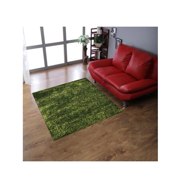 Picture of Get My Rugs UBSK00108T0013C3 6 x 6 ft. Hand Tufted Shag Polyester Square Area Rug&#44; Solid Green