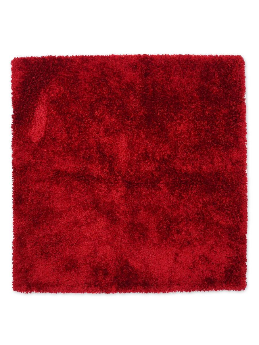 Picture of Get My Rugs UBSK00102T0026C13 10 x 10 ft. K00102 Hand Tufted Shag Polyester Solid Square Area Rug - Red