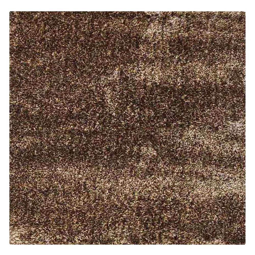 Picture of Get My Rugs UBSK00105T0104C13 10 x 10 ft. K00105 Hand Tufted Shag Polyester Solid Square Area Rug - Beige & Brown