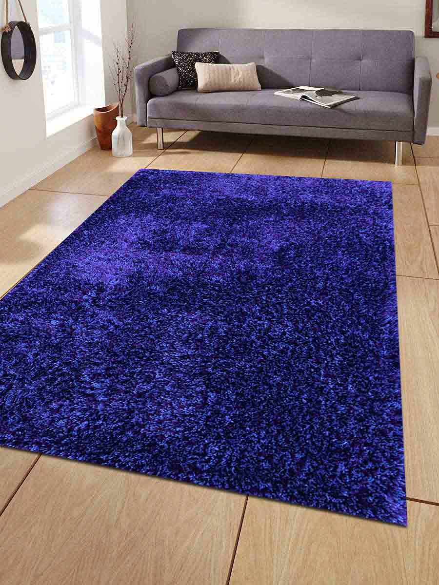 Picture of Glitzy Rugs UBSK00111T0003A15 8 x 10 ft. Hand Tufted Polyester Rectangle Shag Area Rug, Blue