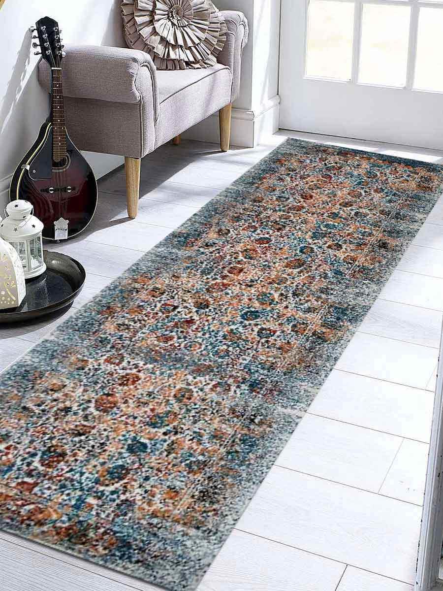 3 ft. 2 in. x 10 ft. Machine Woven Heatset Polypropylene Oriental Runner Rug, Ivory -  JensenDistributionServices, MI1557686