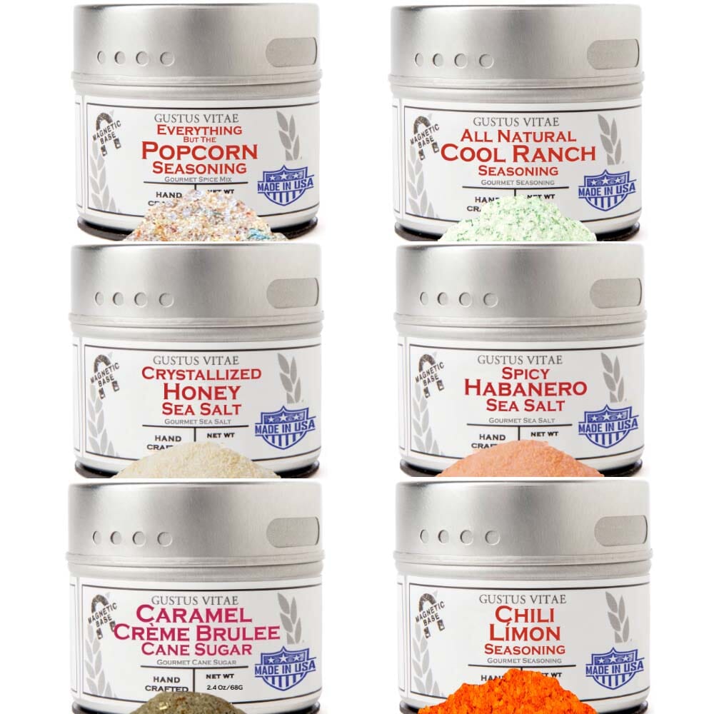 GVUS1 Ultimate Popcorn Seasoning Set - Pack of 6