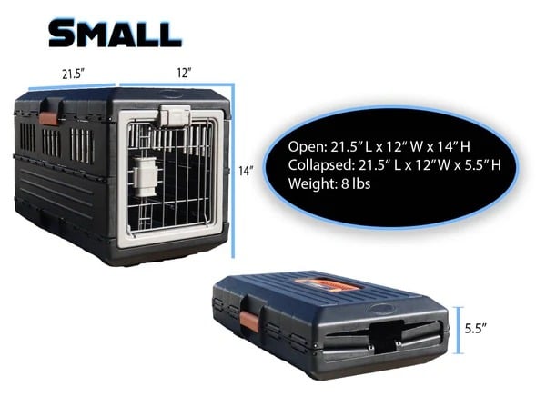 Picture of Mirapet 10100 Collapsible Pet Crate - Small