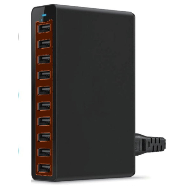 Grain Valley Charge-10 10 Port Multi-Charger