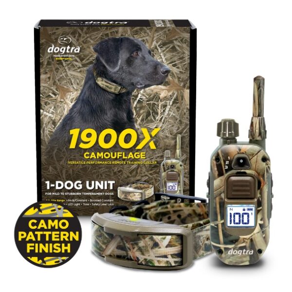 Dogtra 1900X 1-Dog Unit E-Collar Remote Training System - Camouflage