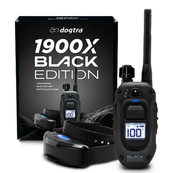 Dogtra 1900X Black Edition 1-Dog Unit E-Collar Remote Training System