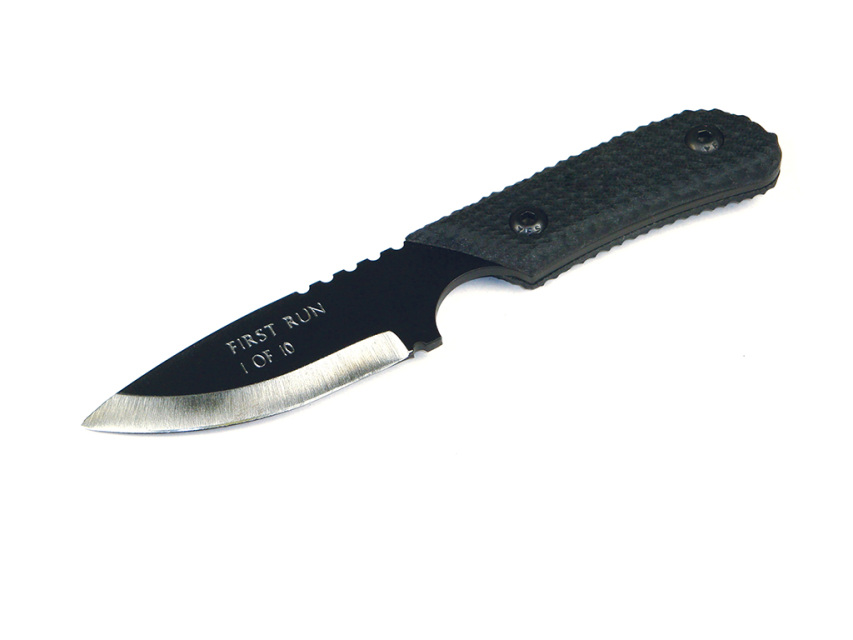 HSKSFB Knife with Short Fixed Blade, Black