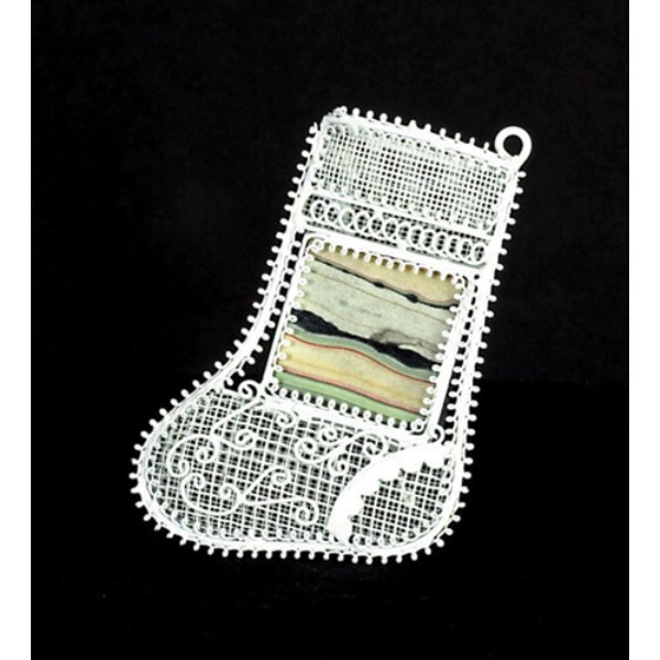AZEWIR521 1.5 in. Xmas Stocking Frame for Dollhouse Miniature