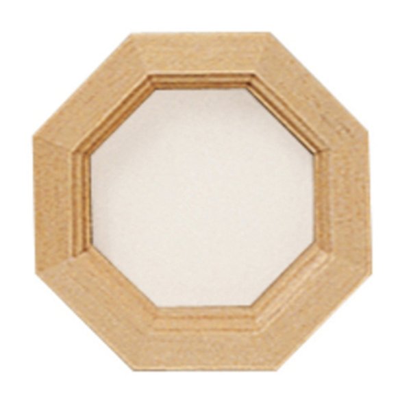 HW5045 Octagon Shaped N-W Window for Dollhouse Miniature
