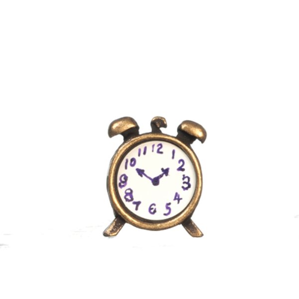 AZS1903 Antique Alarm Clock for Dollhouse Miniature