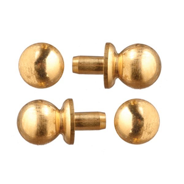 AZS0104 5 mm Door Knobs for Dollhouse Miniature - 4 Piece